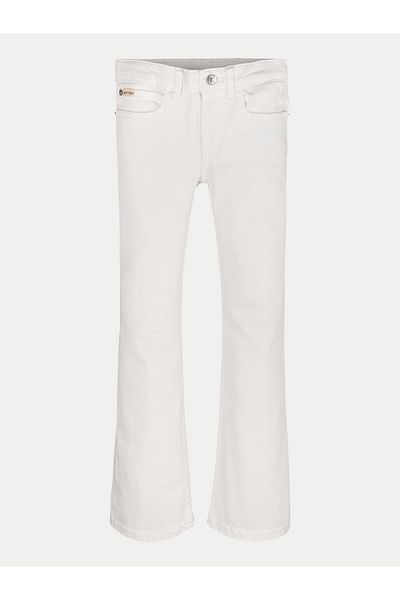 Calvin Klein Jeans Blugi pentru fete IG0IG02840 Albi