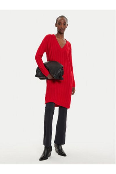 Brave Soul Women's Knitted Dress LKD-230MARTHADRB Red