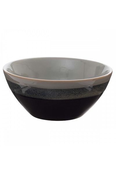 Secret de Gourmet Lagoon bowl, glazed ceramic, grey, 14 x H 6 cm