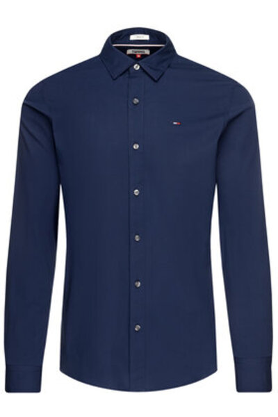 Tommy Jeans Cămașă bărbătească DM0DM04405 Albastră