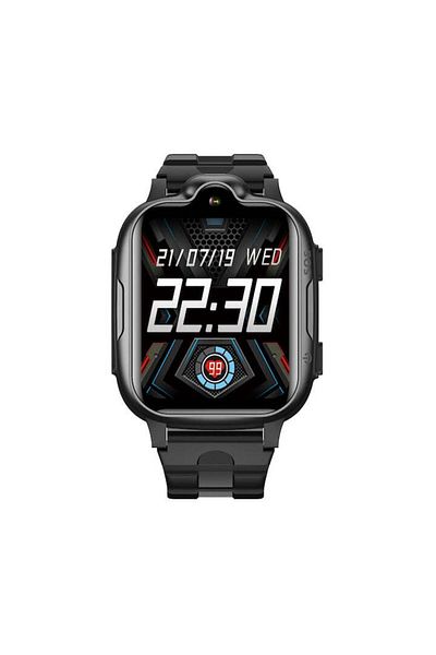 Techone Ct08 Plus Gps Smartwatch For Kids, Black