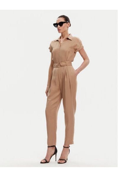 Access Fashion Women's Jumpsuit 53-5511 Beige