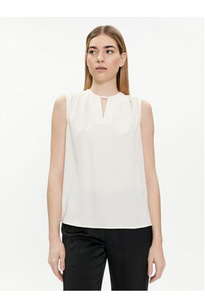 Calvin Klein Women's Blouse K20K207063 Ecru