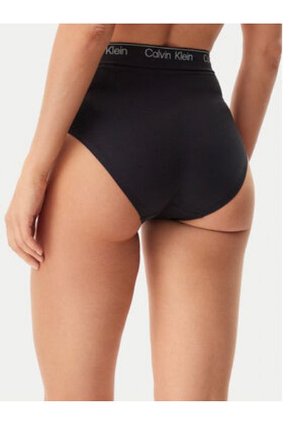Calvin Klein Chiloți clasici cu talie înaltă pentru femei LV00QF8282 Negri