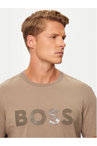 BOSS boss Men's T-Shirt 50525087 Beige