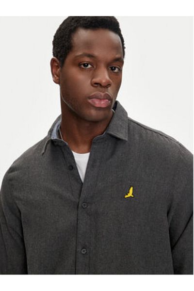 Brave Soul Men's Shirt MSH-230HOLMES Gray