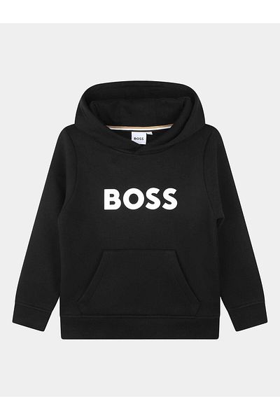 BOSS Hanorac pentru băieți J25Q15 S Negru