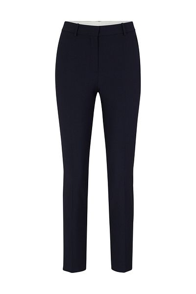 BOSS Pantaloni din material textil pentru femei 50490051 bleumarin
