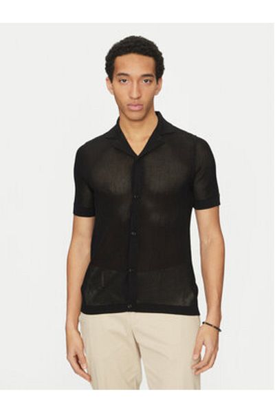 Calvin Klein swimwear Mens Shirt KM0KM01087 Black
