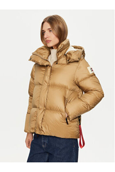after label Geacă de damă cu puf A00043 bej