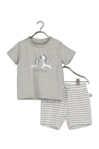 Blue Seven Unisex Child Set T-shirt and shorts 422192 X Gray