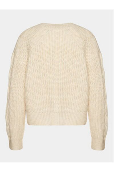 Brave Soul Women's Cardigan LKC-642TAZZEL Écru