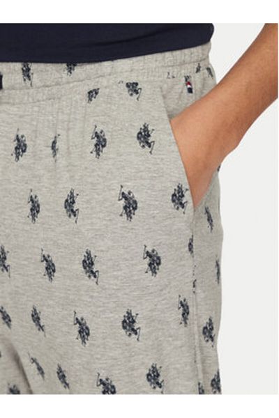 U.S. Polo Assn. us polo assn Men's Pajama Pants MUP1657 Gray