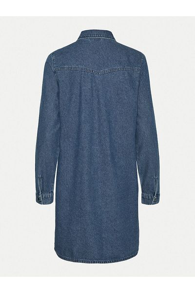 Vero Moda vero moda Rochie din denim pentru femei 10310968 Albastră