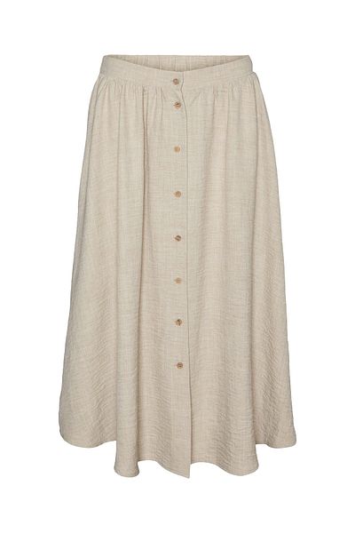 Vero Moda vero moda Women's Midi Skirt 10304134 Beige