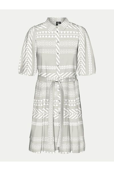 Vero Moda Rochie tip cămașă pentru femei 10303728 bej