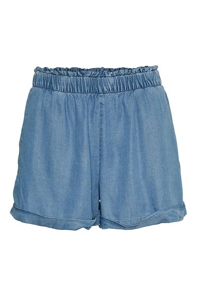 Vero Moda Pantaloni scurți din material pentru femei 10283731 albaștri