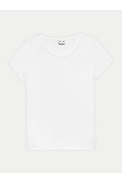 4F Tricou damă 4FWSS24TTSHF1161 Alb