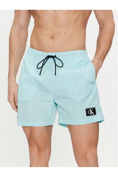 Calvin Klein Pantaloni scurți de baie pentru bărbați KM0KM00980 Albaștri