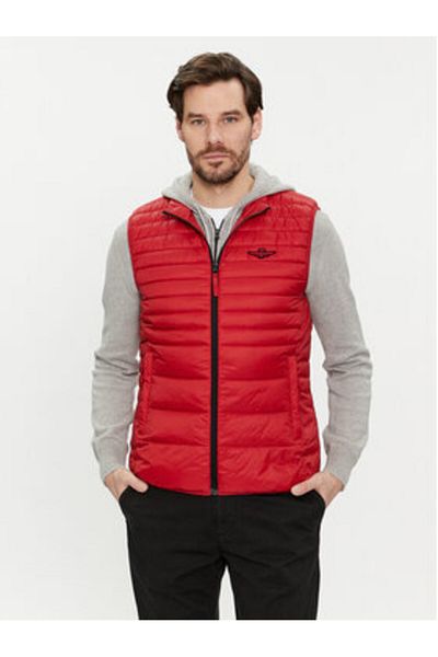 Aeronautica Militare Men's Vest 241AB2143CT3246 Red