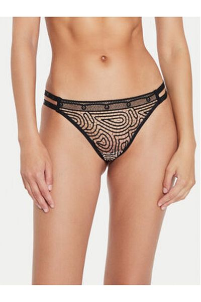 Chantelle Tanga de damă C018G0 bej, negru