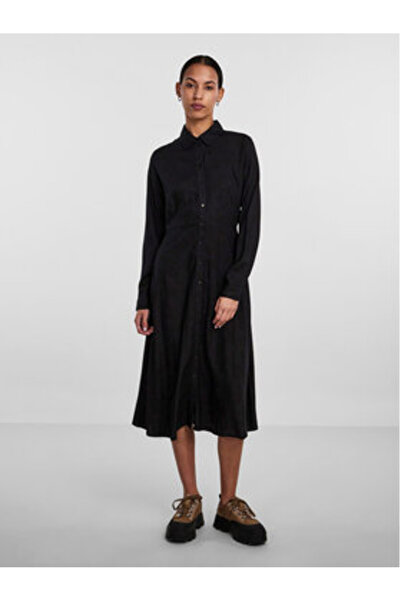 PIECES pieces Women's Shirt Dress 17140732 Black