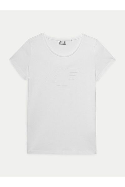 4F Tricou damă 4FWMM00TTSHF1846 Alb
