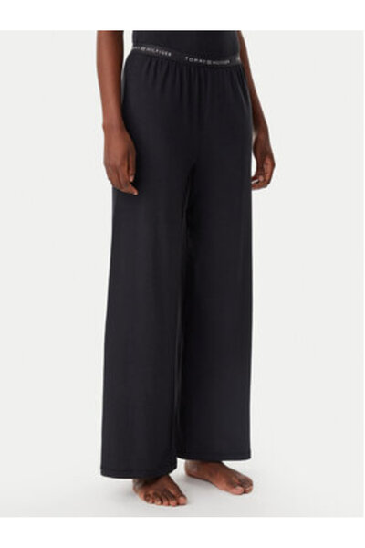 Tommy Hilfiger Pantaloni de pijama pentru femei UW0UW05776 Negri
