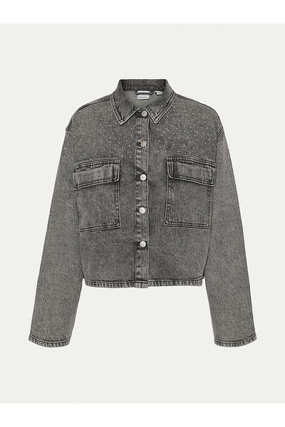 Vero Moda Women's Denim Jacket 10321886 Gray