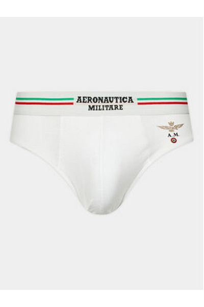 Aeronautica Militare Men's Set of 2 pairs of briefs AM1USL001 White