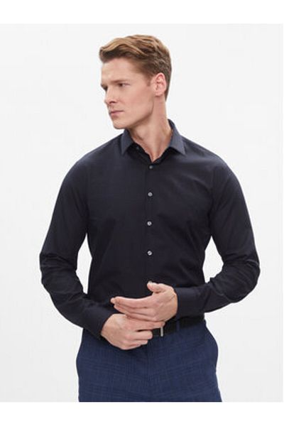 Calvin Klein Cămașă bărbătească K10K112310 bleumarin