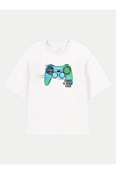 Coccodrillo Tricou băieți WC4143202GBK Alb