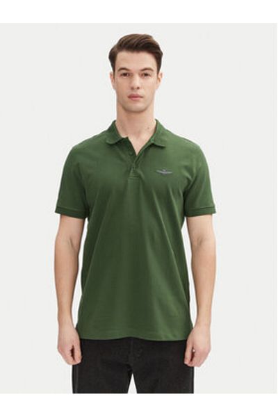 Aeronautica Militare Polo bărbătesc 251PO1843P191 Verde