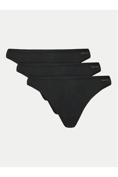 Calvin Klein underwear Women's Set of 3 pairs of classic briefs 000QD5218E Black