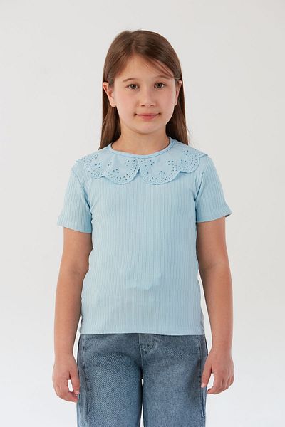 Fulla Moda Tricou pentru fetiță cu guler pentru bebeluși