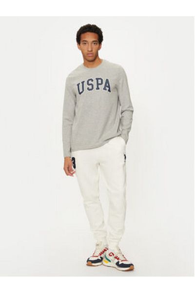 U.S. Polo Assn. us polo assn Mens Longsleeve MUP2184-G59 Gray