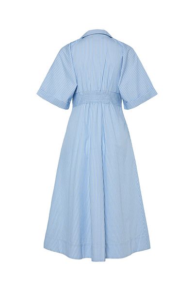 YAS Rochie tip cămașă pentru femei 26037276 albastră