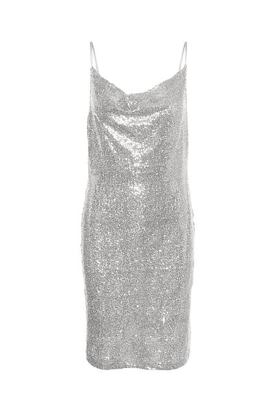 Vero Moda Rochie de cocktail pentru femei vero moda 10295675 argintie