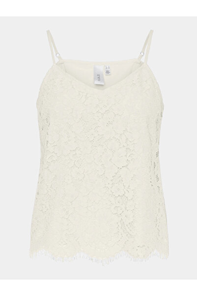 YAS Top pentru femei 26032812 Ecru