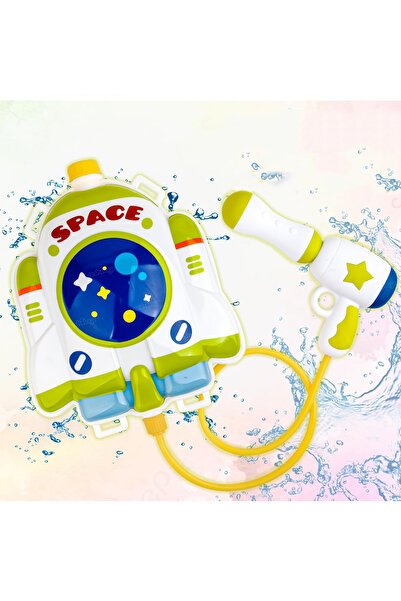 Mofy Baby Sırt Çantalı Sırta Takılabilen Pompalı Su Tabancası 2000ml Kapasite Uzay Roket