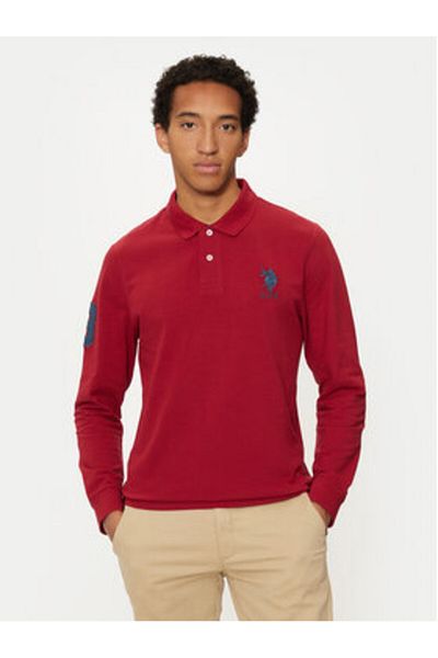 U.S. Polo Assn. us polo assn Mens Polo MUP1935-912 Red