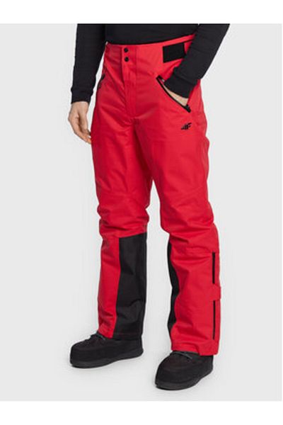 4F Men's Ski Pants H4Z22-SPMN006 Red