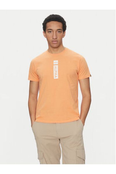 Alpha Industries Tricou bărbătesc 146509 portocaliu