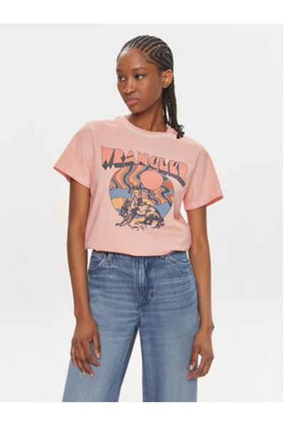 WRANGLER Women's T-Shirt 112350279 Coral