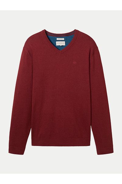 Tom Tailor Men's Sweater 1039806 Red