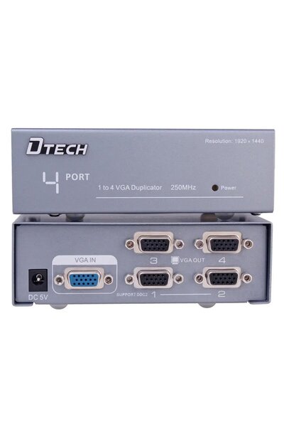 Powermaster 250 ميجا هرتز 1TO4 VGA الفاصل مراقب معدد الإرسال