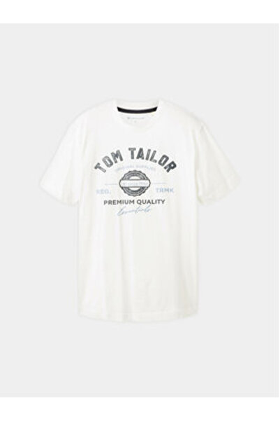 Tom Tailor tom tailor Men's T-Shirt 1037735 White