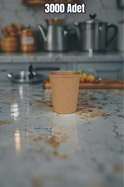 Hagen 3000 Adet 7 OZ Kağıt Bardak Karton Bardak Soğuk Kahve Bardakları 207 ml