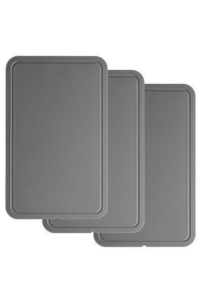 Berghoff Legacy Chopping Board Set, 3 Pieces, 32x20 cm, Polypropylene, Grey