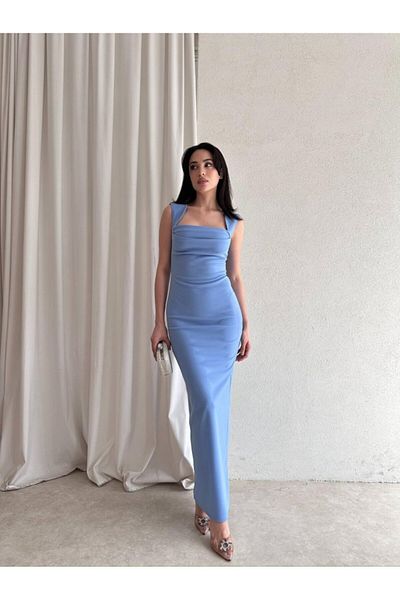 candybia Rochie Maxi pentru dama - Baby Blue